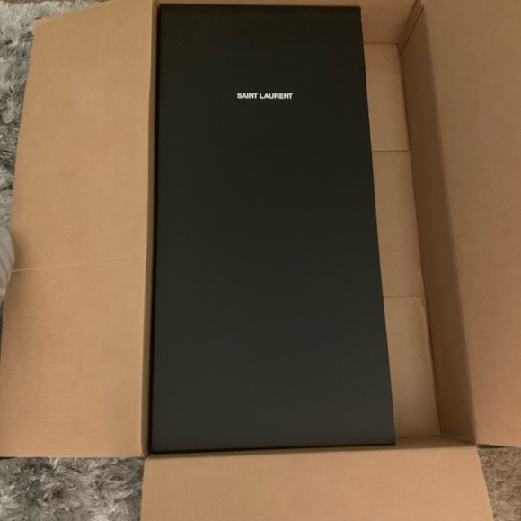 SOLD Saint Laurent Niki Leather Thigh High Boots - Picture 10 of 11